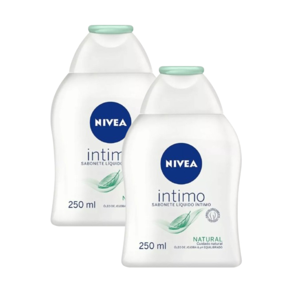 Kit 2x Sabonete Líquido Íntimo Natural 250ml Nivea