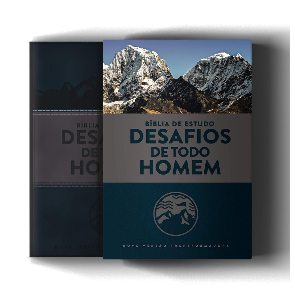 Bíblia De Estudo Desafios De Todo Homem | NVT | Azul