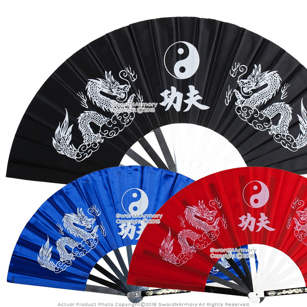 Leque Oriental Grande Dragão  Kung Fu Tai Chi Chuan Dança