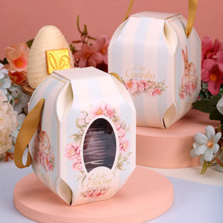 10 CAIXA PARA OVO EM PÉ 250G COM ALÇA SUBLIME 4757 ( PASCOA JANGO 2025 ) em Oferta na Shopee