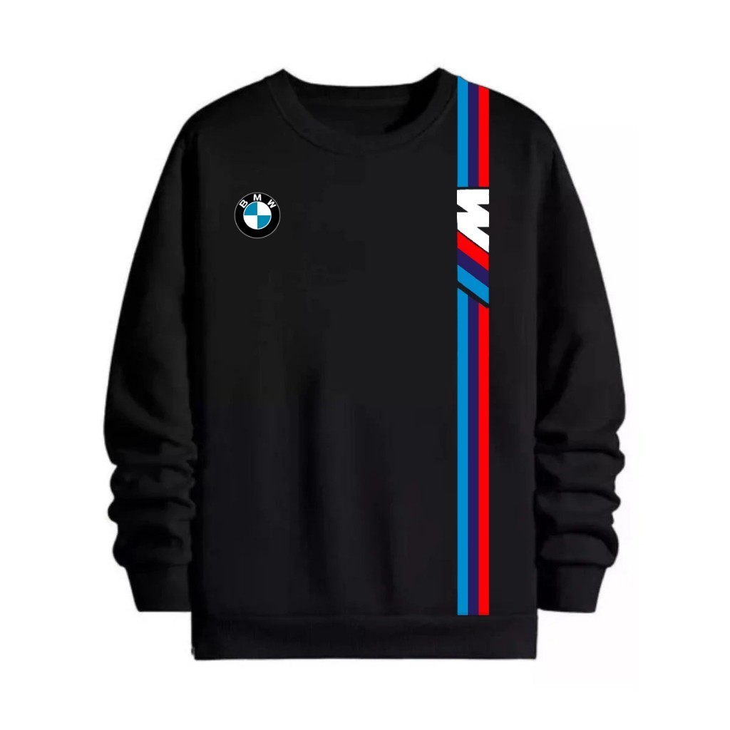 Moletom Estampado Bmw Faixa  Sem Capuz Careca Tshirt 100% Algodão Bmw M GearHead StreetWear Camiseta Blusinha