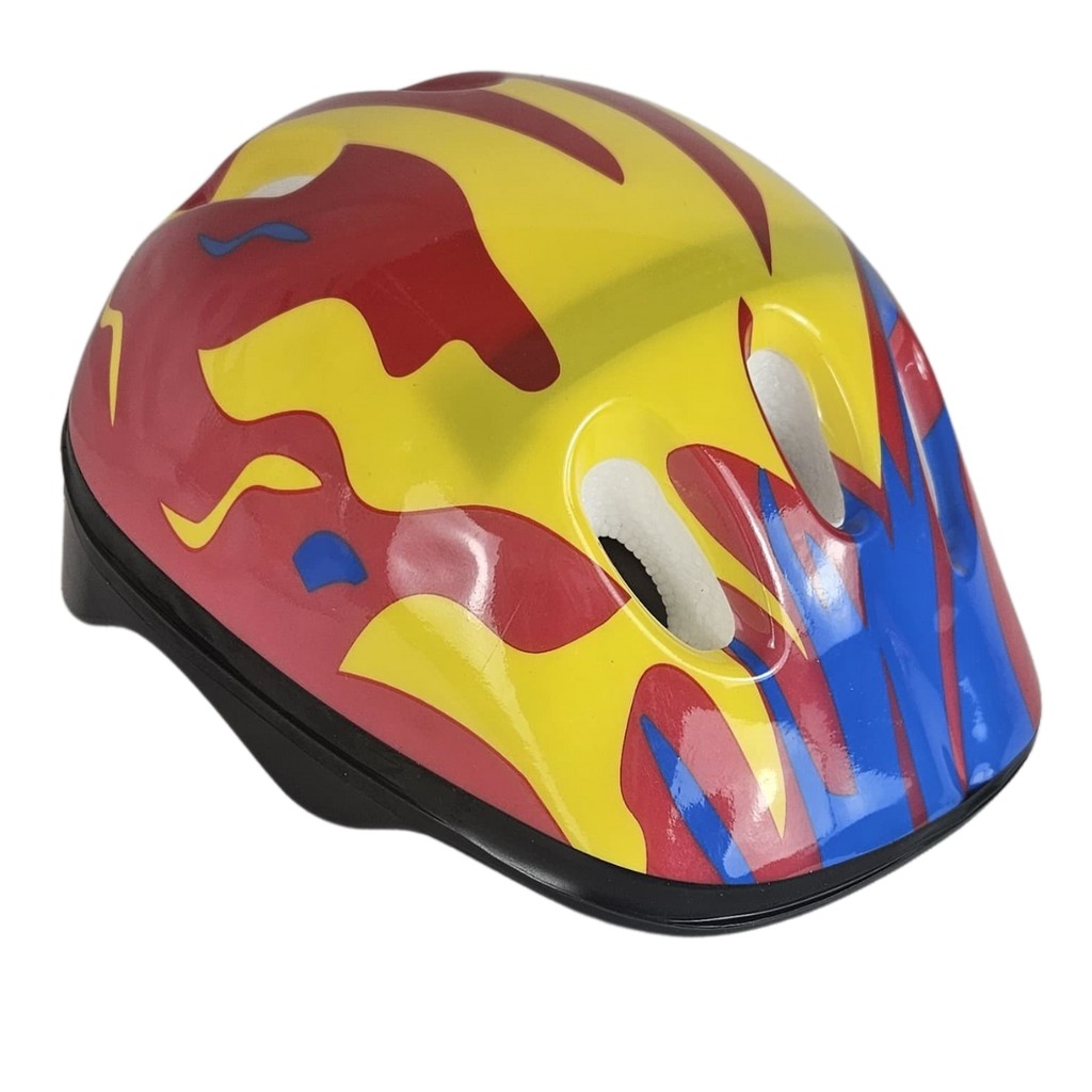 Capacete Proteção Vermelho Regulagem Skate Patins Patinete Infantil Castela em Oferta na Shopee