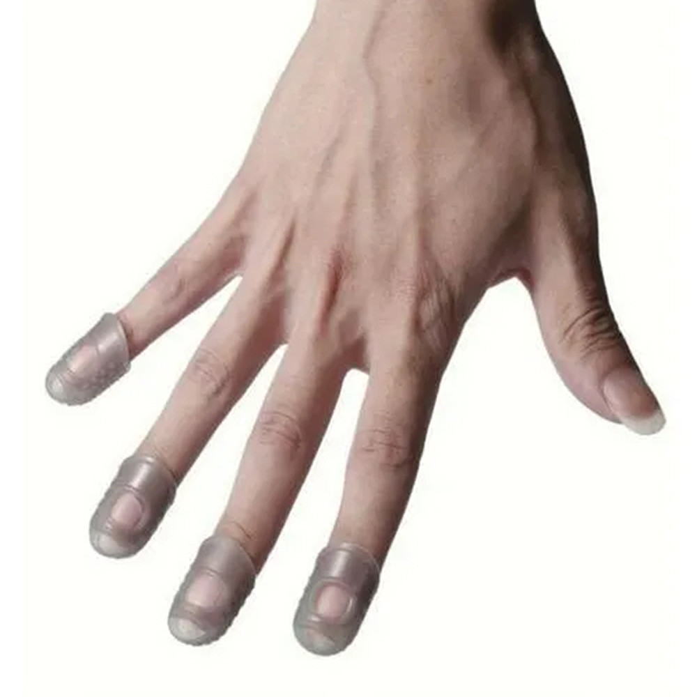 Protetor de dedos Transparente p/ Tocar Violão Pequeno em Oferta na Shopee