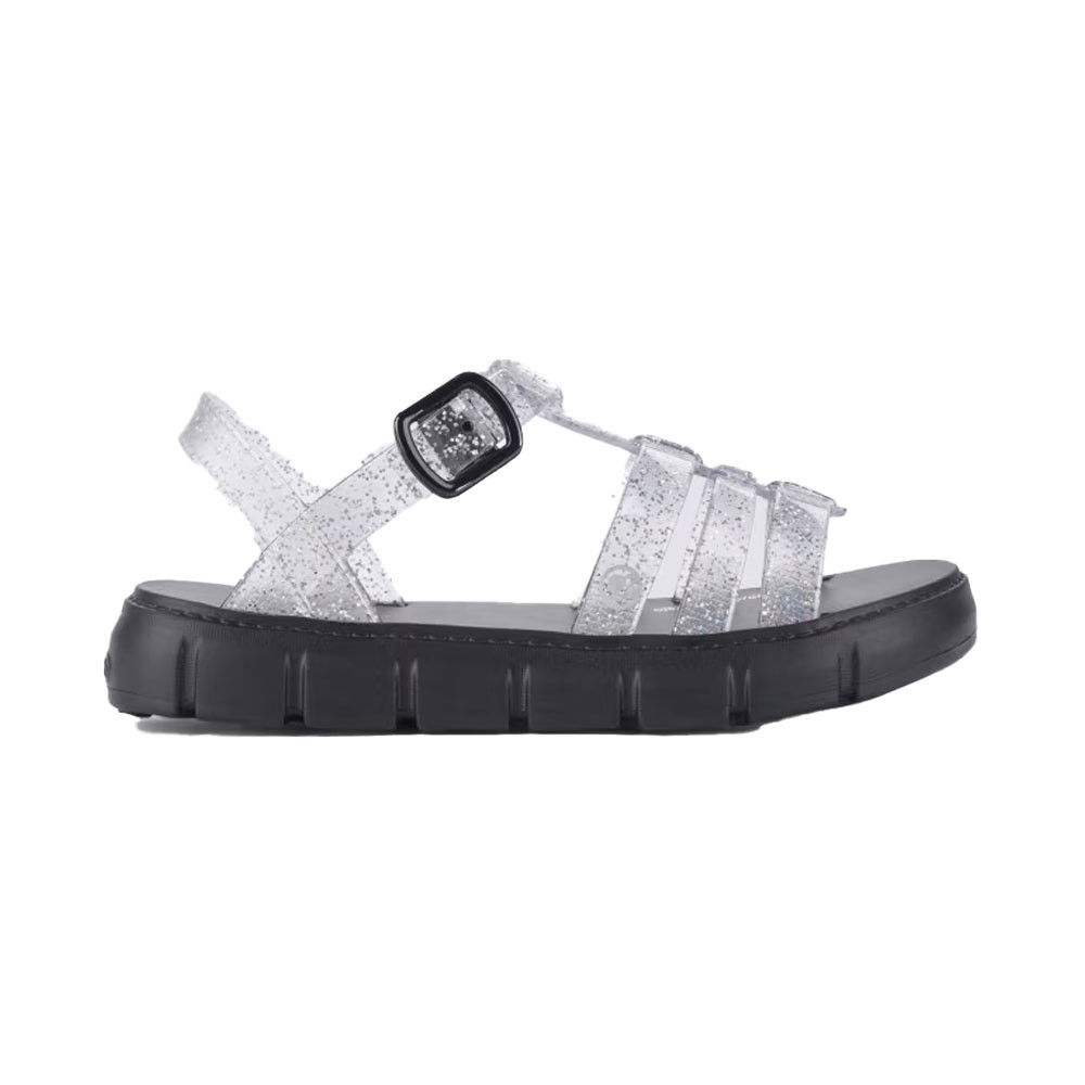 Sandália Infantil Barbie Land Preto Glitter Grendene Kids 22980-AV762