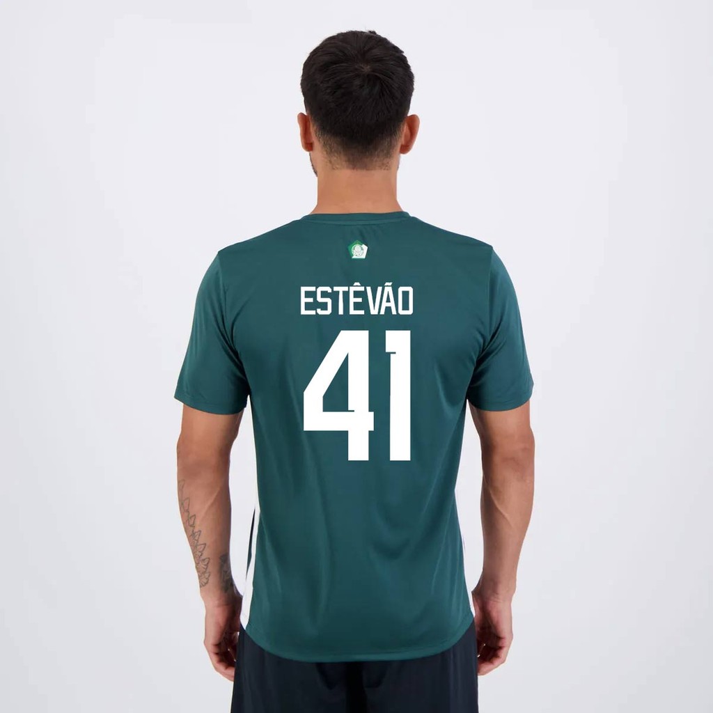 Camisa Palmeiras Estevão 41 Player II Verde - Sports & Outdoors