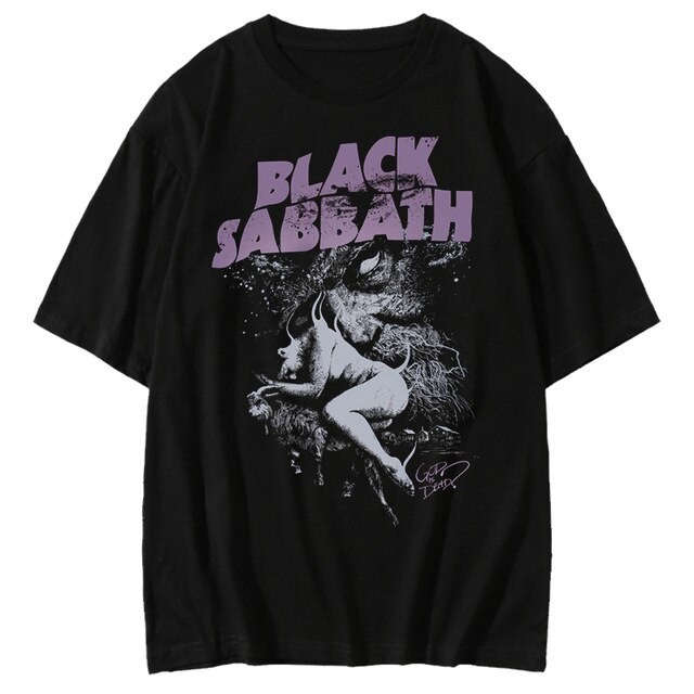 Camiseta Black Sabbath  Banda de Rock Camisa Black Sabbath heavy metal Ozzy Osbourne- Envio Rápido Malha Premium