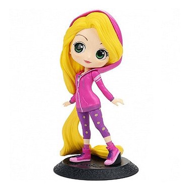 Rapunzel (Detona Ralph) Avatar Style (Vs A.) - Figura Colecionável Disney Q Posket Characters - 15cm