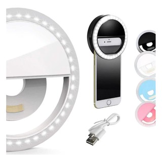 Ring Light Selfie Portatil Universal Led Luz Universal Clipe