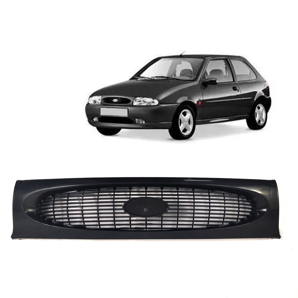 Grade Frontal Ford Fiesta Street 1996 1997 1998 1999 Preta GR0007