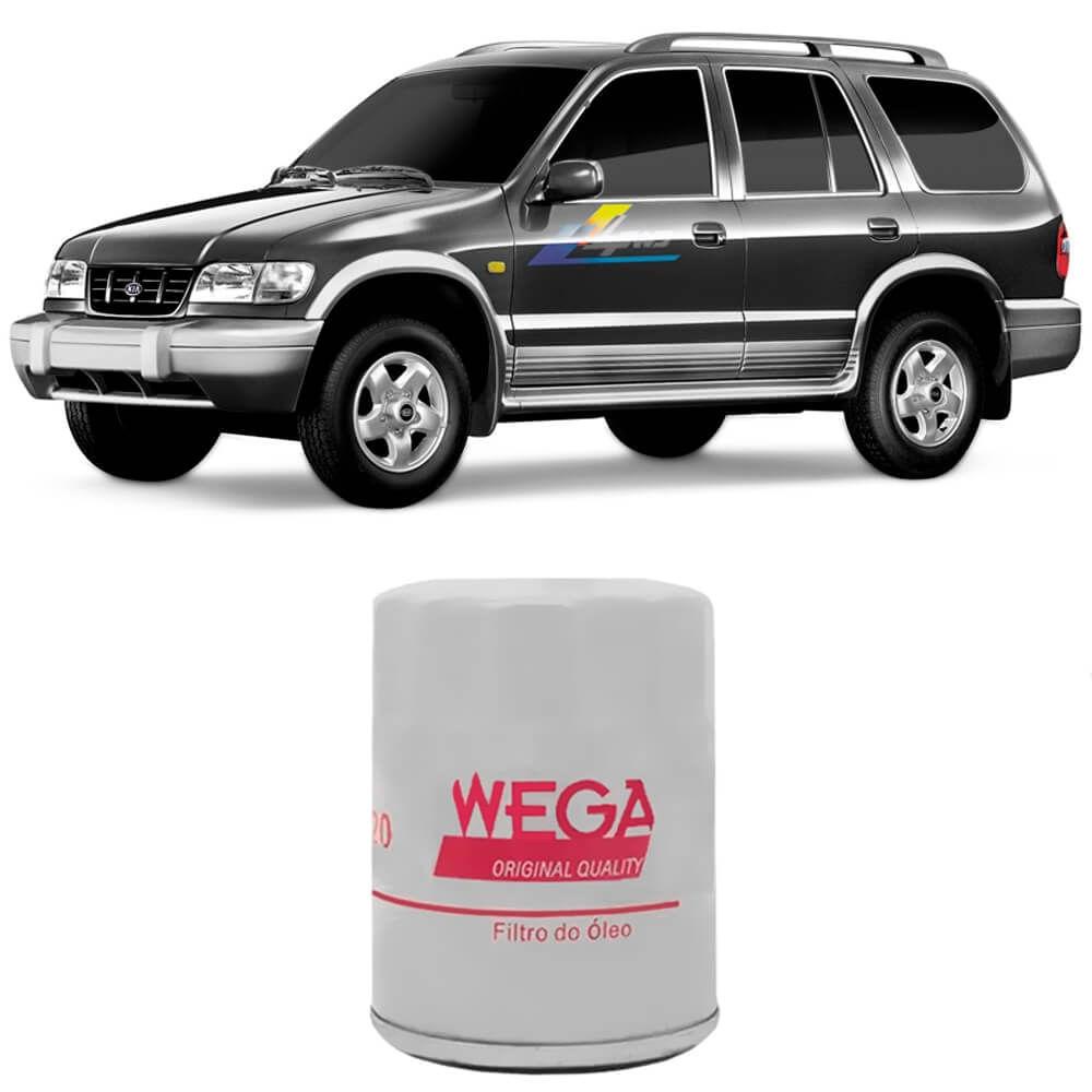 Filtro Óleo Kia Sportage 2.0 96 A 2001 Wega - Spare Parts and Accessories for Vehicles