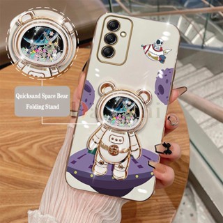 Capa De Suporte Para Telefone De Revestimento Samsung Galaxy A14 A13 A12 A23 A24 A21S A22 A30S A20S A25 Astronauta De Ônibus De Areia Movediça