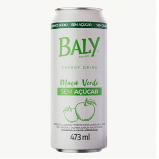 Energético Baly Maçã Verde Zero Açúcar 473ml