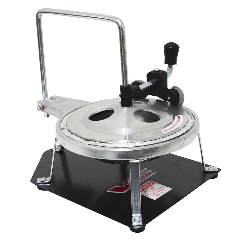 Máquina Seladora Alumínio Fechadora Frisadora Marmitex Tamanho P M G Marmita Vitalex SMM Max