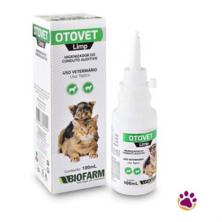 Otovet Limp Solução Otológica Cães E Gatos 100ml Biofarm