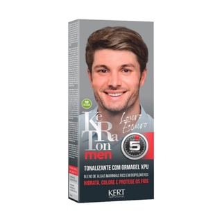 Tonalizante Keraton Men Louro Escuro em Oferta na Shopee