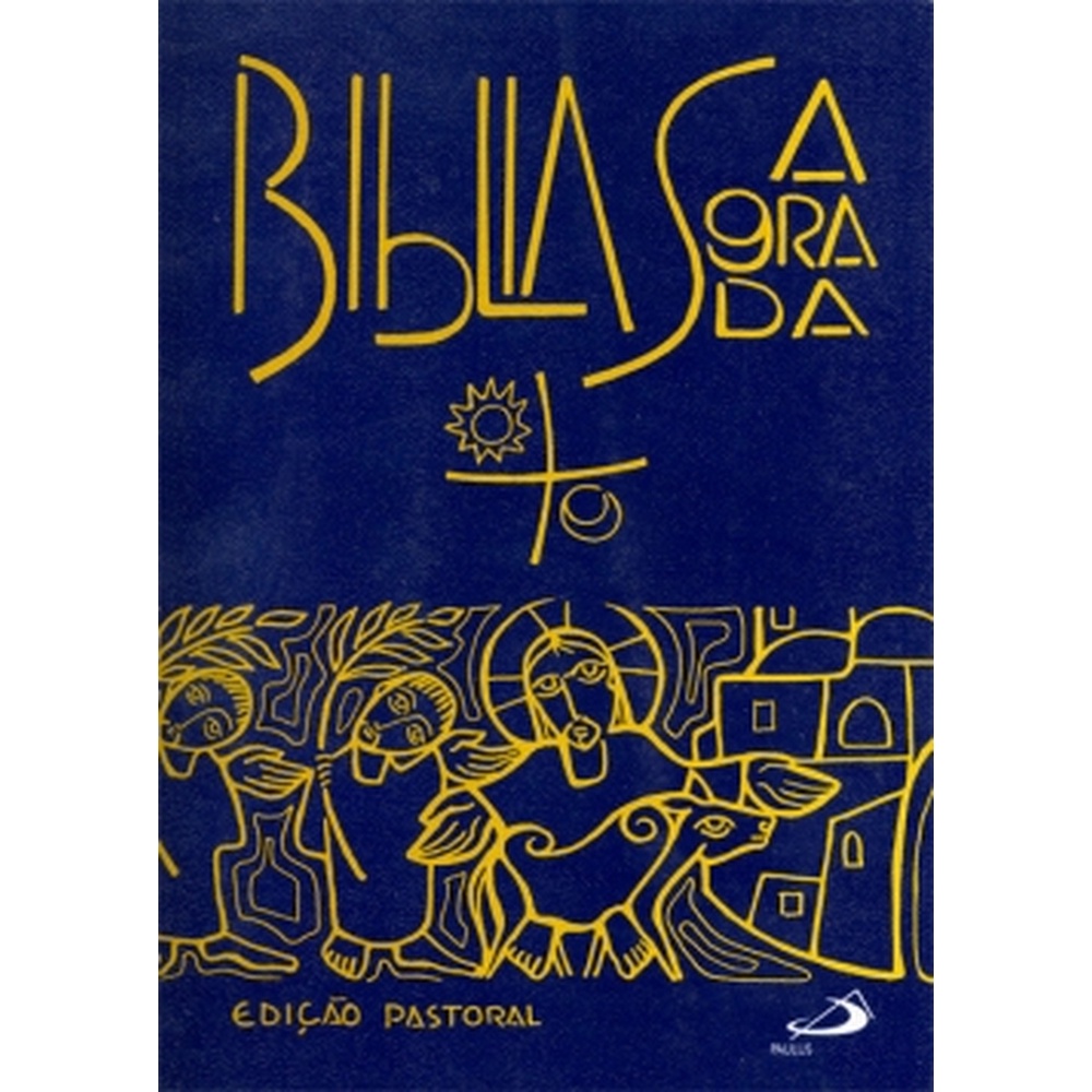 Bíblia Sagrada Edição Pastoral Capa Cristal
