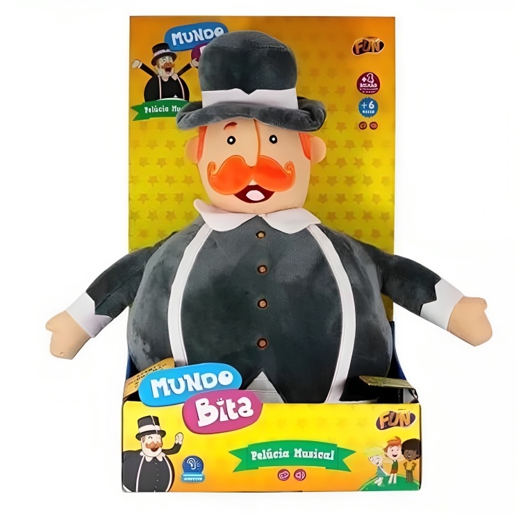 Pelucia Grande O Mundo De Bita Com Sons Fun F0016-2 em Oferta na Shopee
