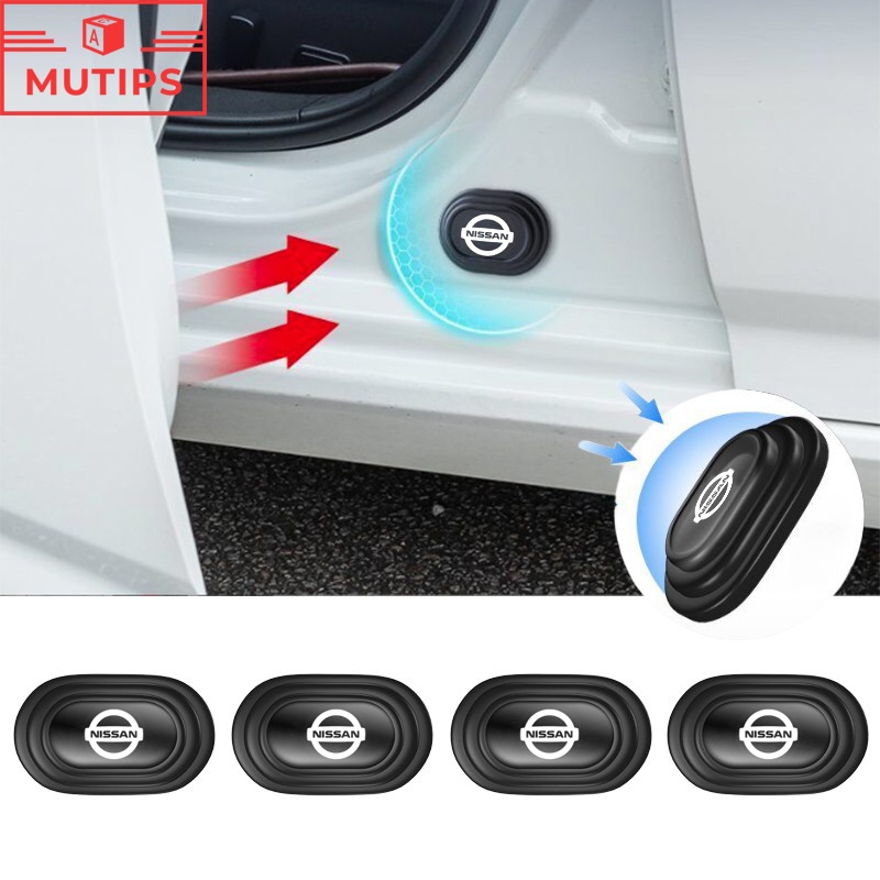 Nissan 12Pcs Nova Almofada De Choque Para Porta De Carro Anti-Colisão Adesivo De Silicone Reduzir O Ruído Tiida March Sentra Livina gtr Versa Kicks em Oferta na Shopee