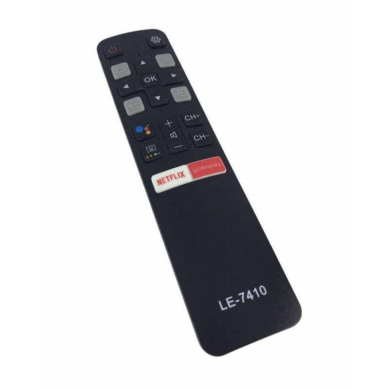 Controle Remoto Compatível Tv TCL Android 4k Netflix Qled Le-7410