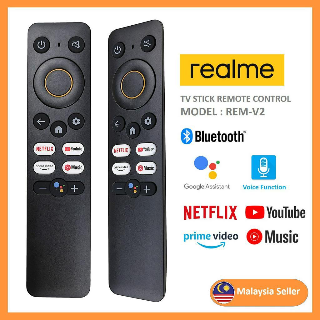 Fora De Estoque-Qualidade Premium * Adequado Para Realme Stick Netflix Youtube Prime Video Music Player Controle Remoto