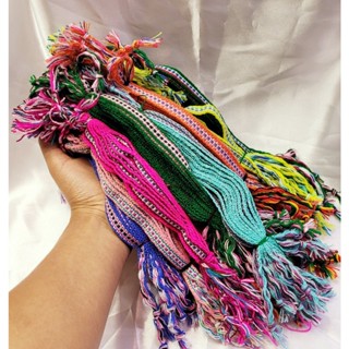 432 DE PULSEIRAS DE PANO COLORIDA CORES VARIADAS