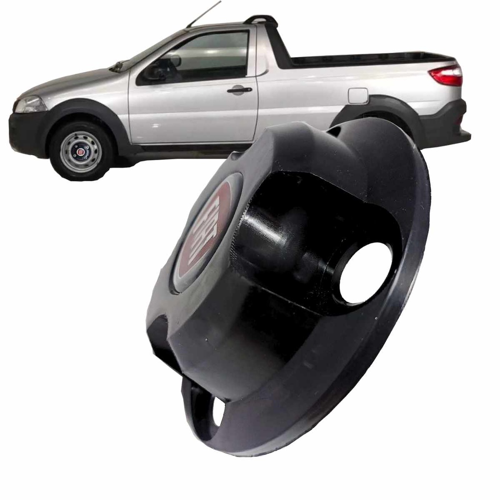 Calota calotinha de  centro roda ferro Fiat Fiorino Strada Uno Doblo Palio carlota 4 furos