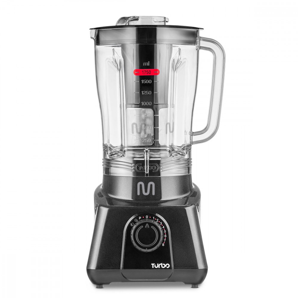 Liquidificador Turbo 2,6L 8 Velocidades 1100W 127V Cinza Multi Home - LQ1111 - Home Appliances