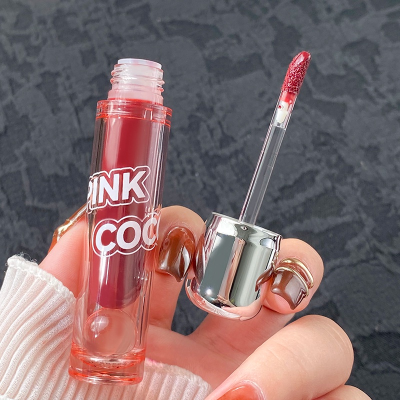 Gotas D'água Espelho Brilho Labial Água Luz Hidratante Maquiagem Coreana Cosmética