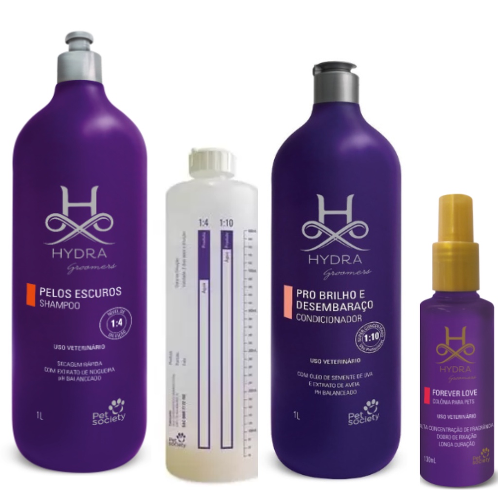 Hydra Pelos Escuros e Condicionador e Frasco e Colônia Love em Oferta na Shopee