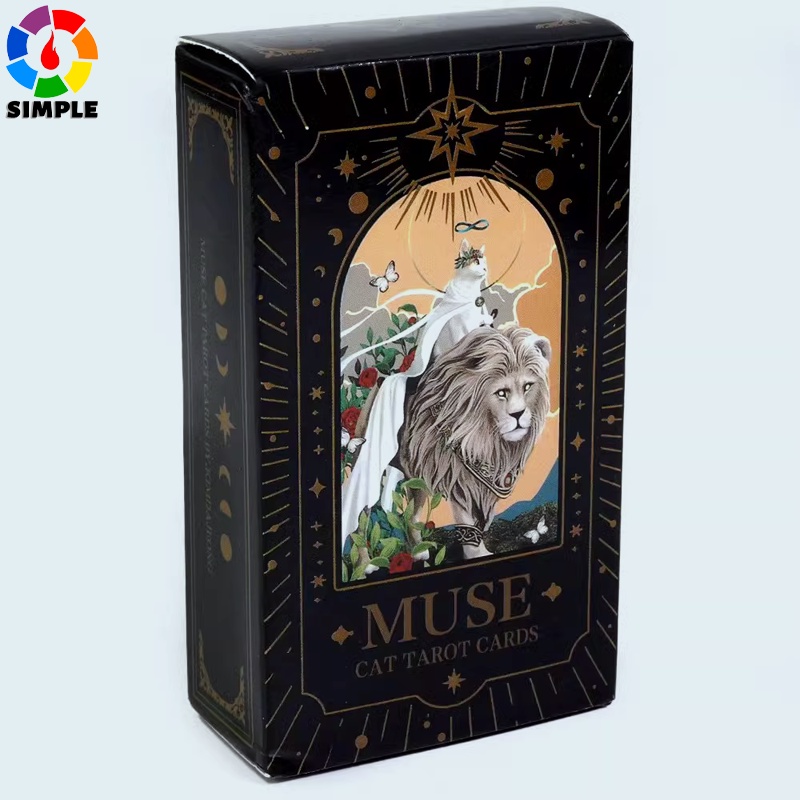 Muse Cat Tarot main character cat A 78 Deck Oracle English Divination Edition Borad Playing Games em Oferta na Shopee