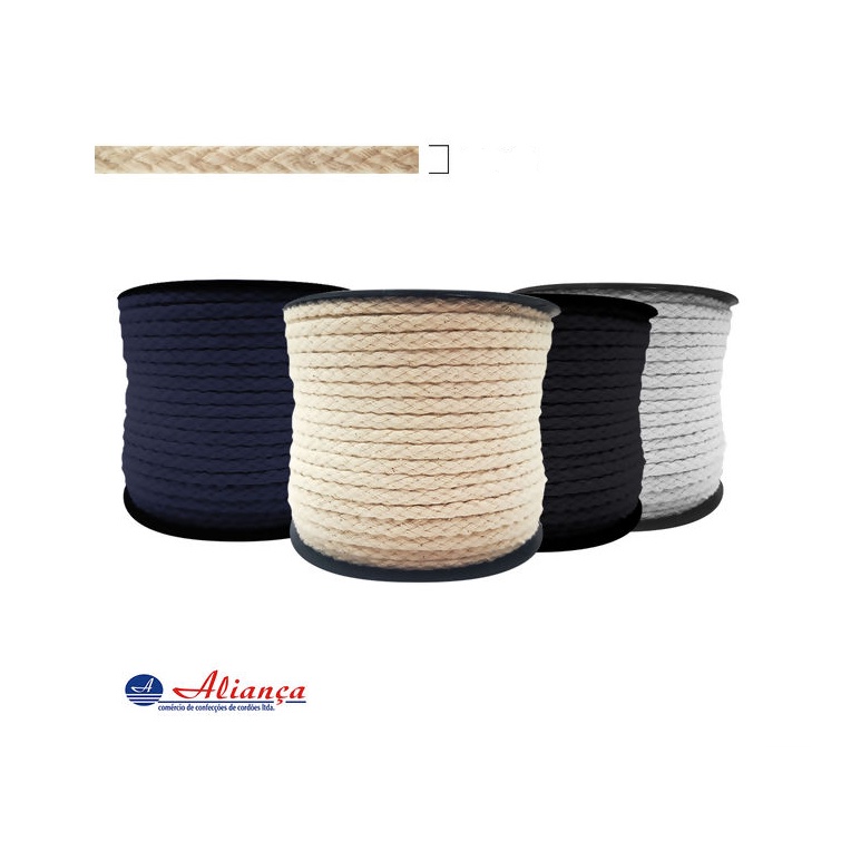 Cordão De Algodão Aliança A-12 6mm 50 Metros em Oferta na Shopee