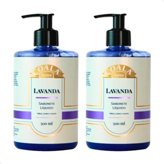 Kit C/ 2un Sabonete Líquido Mãos Corpo e Rosto Coala Home - Lavanda 500ml