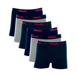 Kit 6 Cuecas Mash Boxer Algodão 110.16 - AZ08
