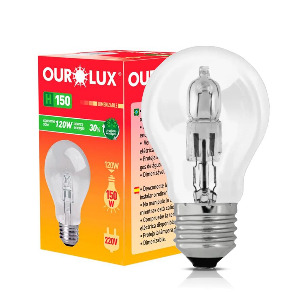 Kit 20 Lampadas Eco Halogena Clara H150 120W 220V E27 em Oferta na Shopee
