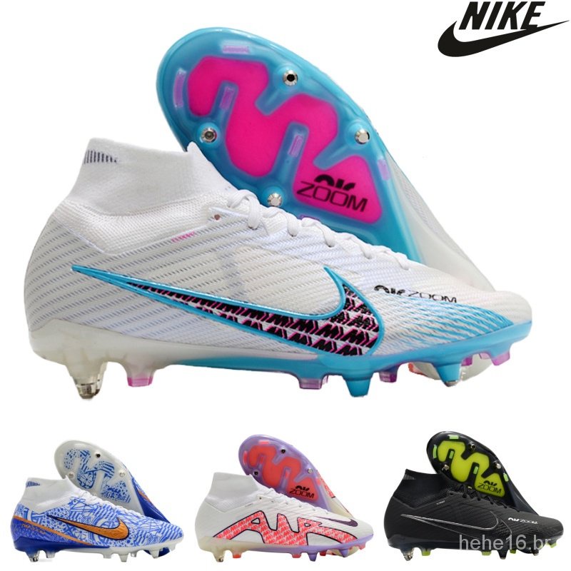 Campo Nike Mercurial Superfly 8 Elite Mixed lock 14 15SG High Top Camisas De Futebol dos homens Impervious Original Híbrido Bloqueio Em Alumnio The Killer 15