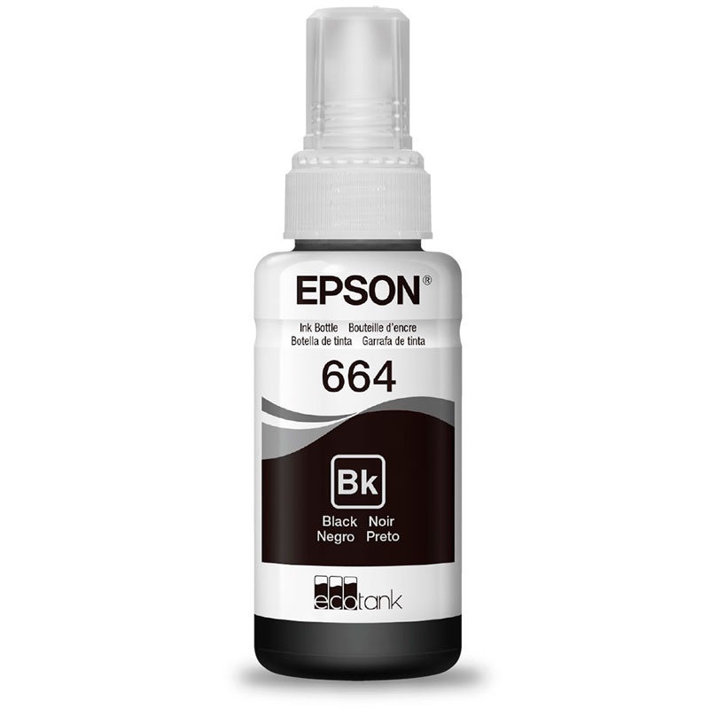 Refil Epson Ecotank (664) T664120 Preto 4000 pags