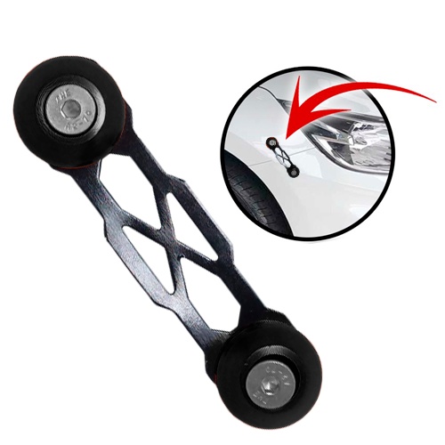 TRAVA DE PARA-CHOQUE CHAPA PRETO - PRETO (APLICAÇÃO) - PEÇAS AUTOMOTIVAS CARROS ESPORTIVOS em Oferta na Shopee