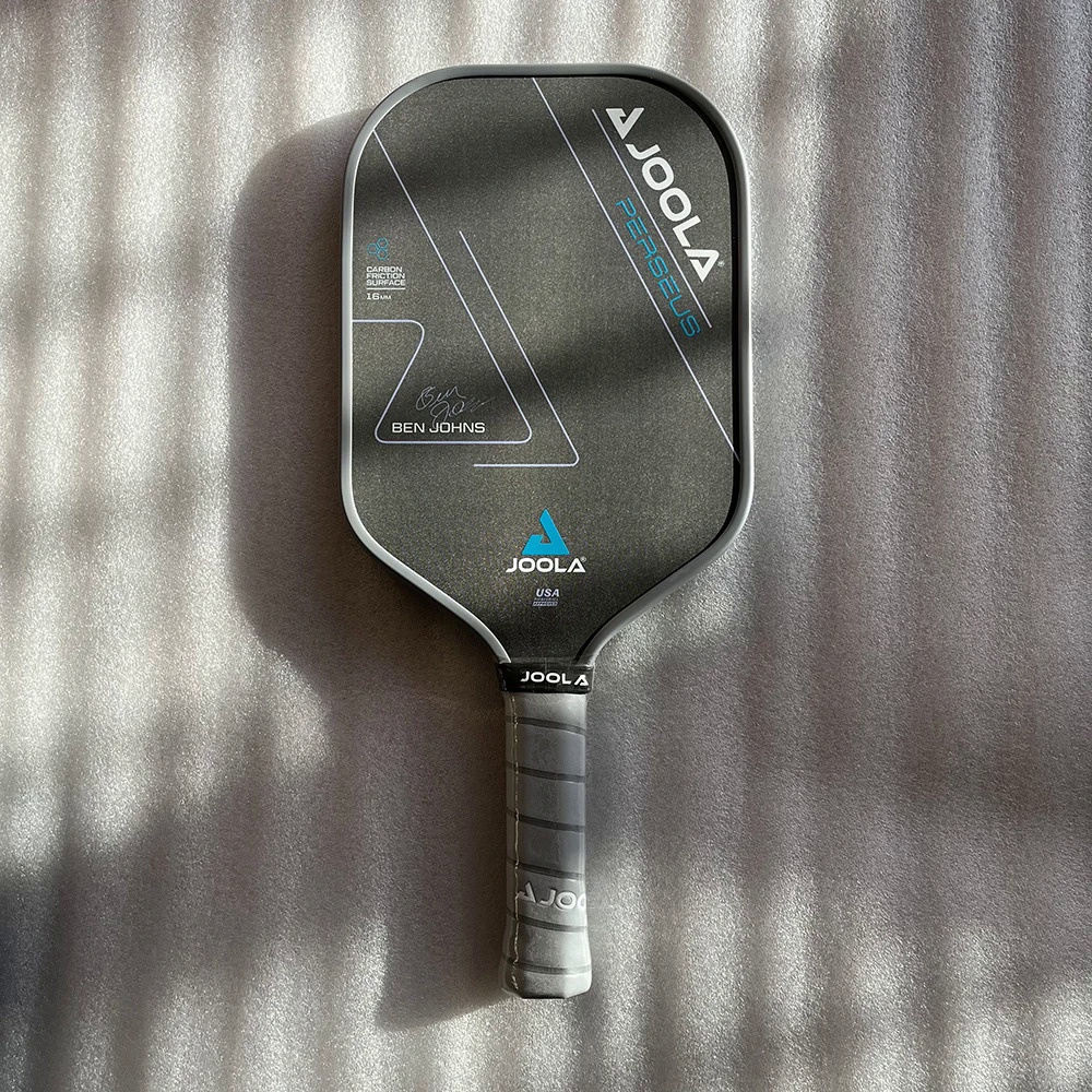 JOOLA-Ben Johns Perseus Pickleball Paddle, Tecnologia De Superfície Carregada, Aumento De Potência, Totalmente Incorporado, Fibra De Carbono