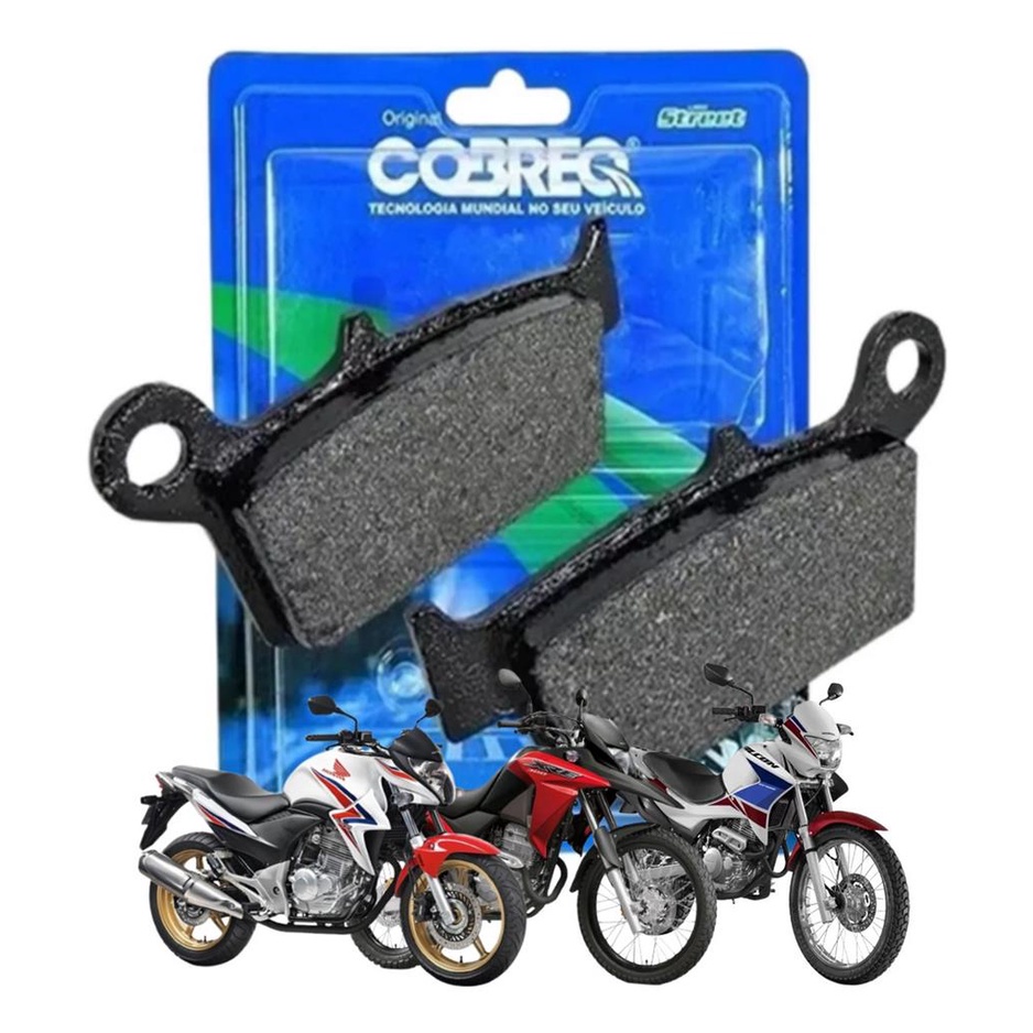 Pastilha Freio Traseiro Xre 300 Falcon 400 Falcon 99 2000 2001 2002 2003 2004 2005 A 2008 Cobreq em Oferta na Shopee