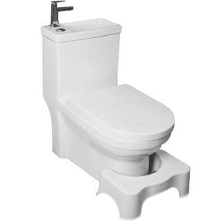 Banquinho De Cócoras Apoio Postural Vaso Sanitário Supermedy