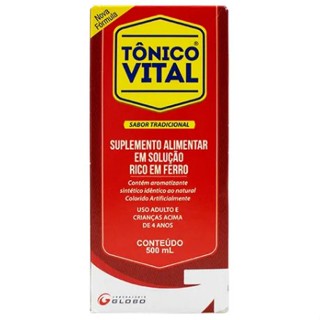 TÔNICO VITAL 500ML SABOR TRADICIONAL
