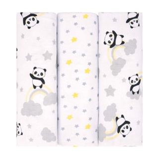 Cueiro 3 Unidades 1 m x 80 cm Panda Bublim Petit em Oferta na Shopee