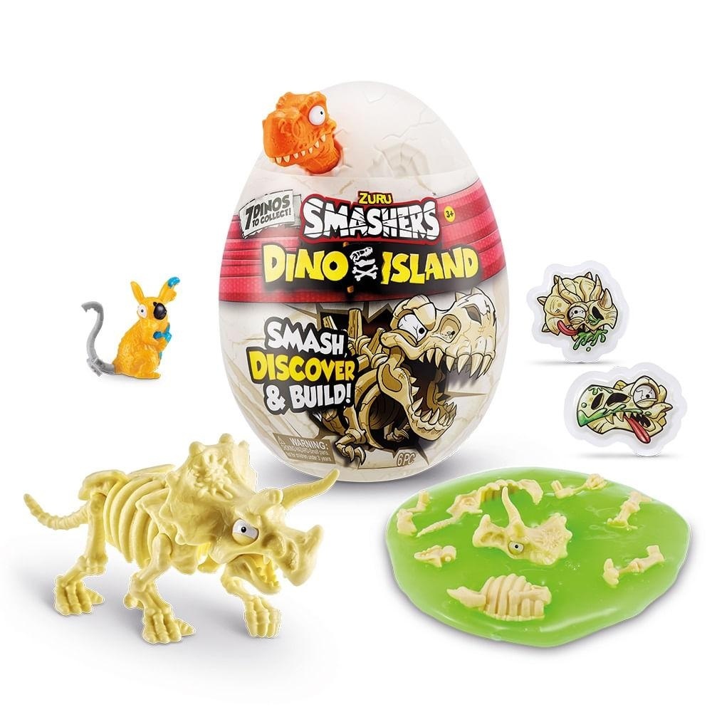 Smashers Dino Island Piratas Pequeno Sortido - Fun Divirta-se - Hobbies & Collections
