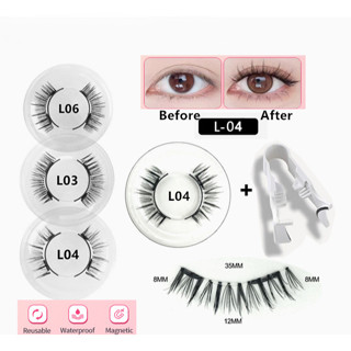 Cílios Falsos Magnéticos Sem Necessidade De Cola Fácil De Usar em Oferta na Shopee