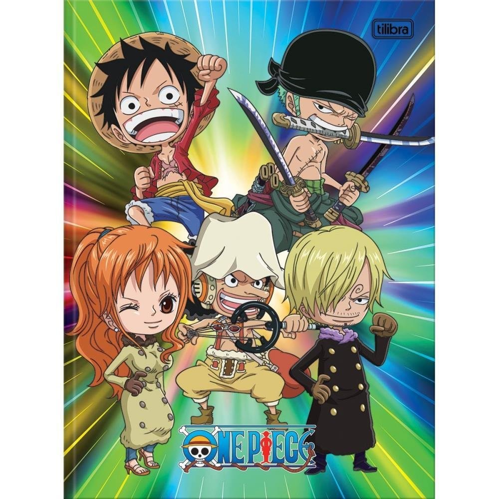 Caderno Brochurao Capa Dura ONE Piece 80FLS. PCT.C/05