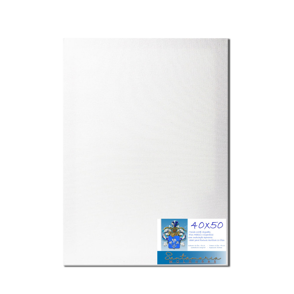 Tela De Pintura 40x50 Pronta Para Uso 100% Algodão