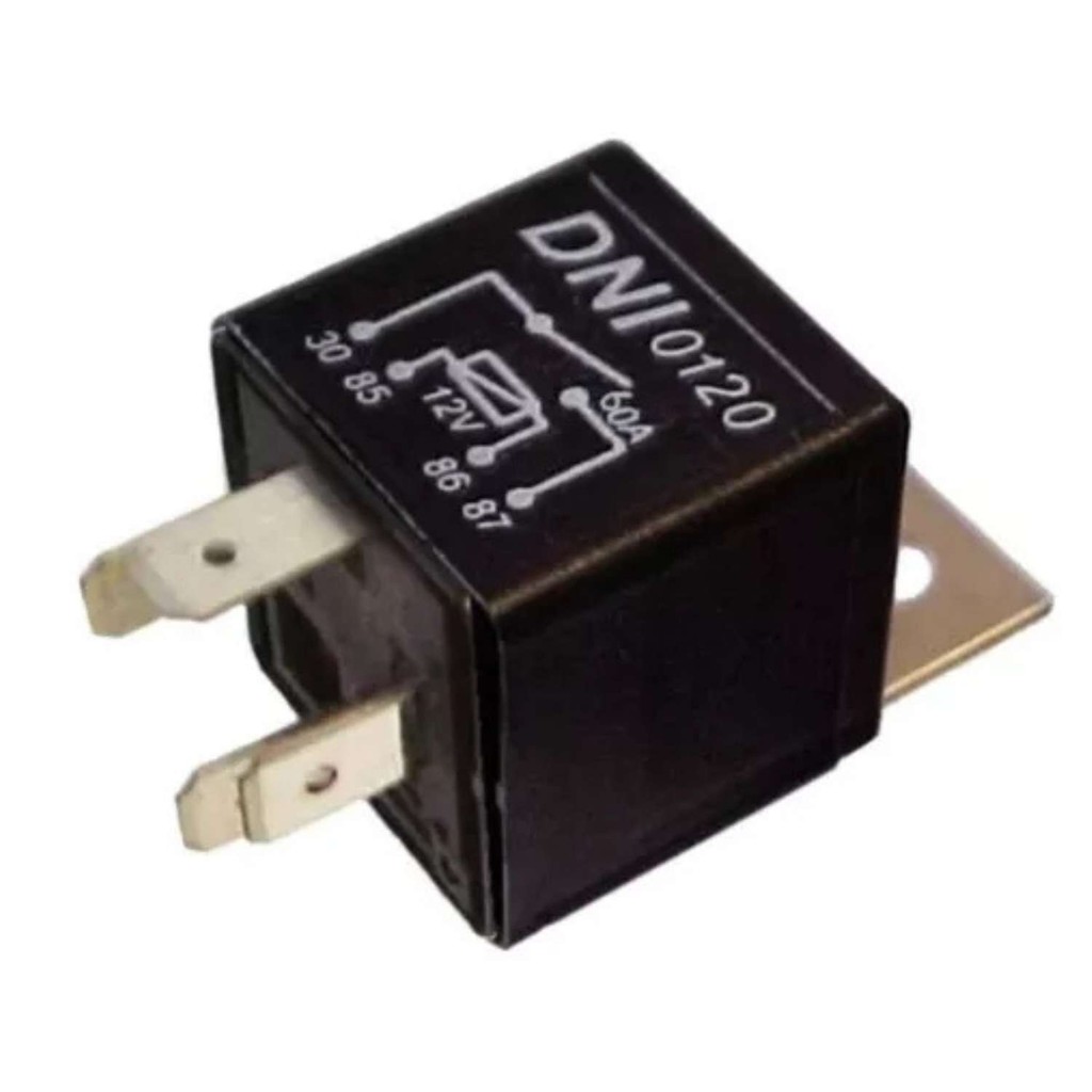 Rele Auxiliar com Suporte MB / Universal 4 Terminais 12V