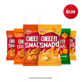 Salgadinho De Queijo Cheez-It® Original E Cheez-It® Sabores Sortidos 6 Unidades em Oferta na Shopee