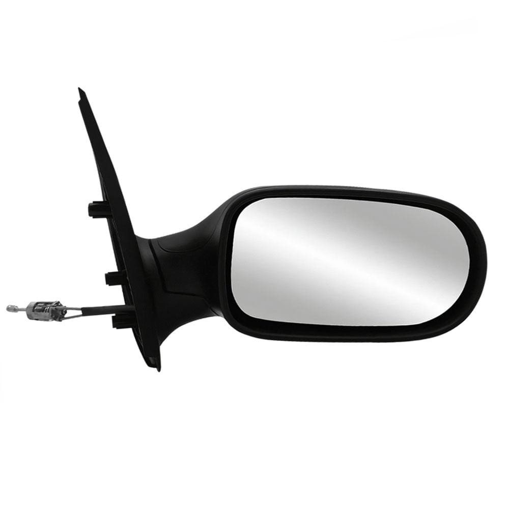 Retrovisor Palio Strada 2004 A 2007 4 Portas Preto Carolcar em Oferta na Shopee