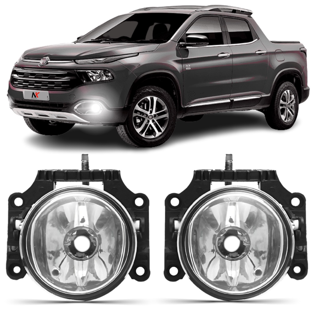 Par Farol Milha Fiat Toro 2016 2017 2018 2019 2020 2021 em Oferta na Shopee